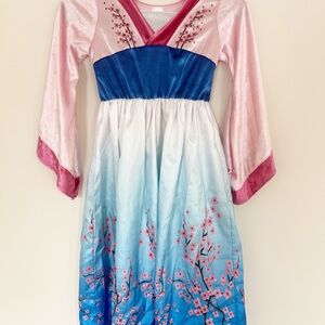 Cherry Blossom Princess Dress Mulan Large 5-7 Yrs Old Little Adventures Magical